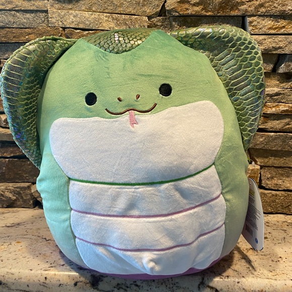 Squishmallows Other - NWT 12” Khaled the green snake Squishmallows